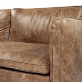 Cobain I 84 Inch Brown Leather Two Seater Sofa by Mercana at Eve Furniture