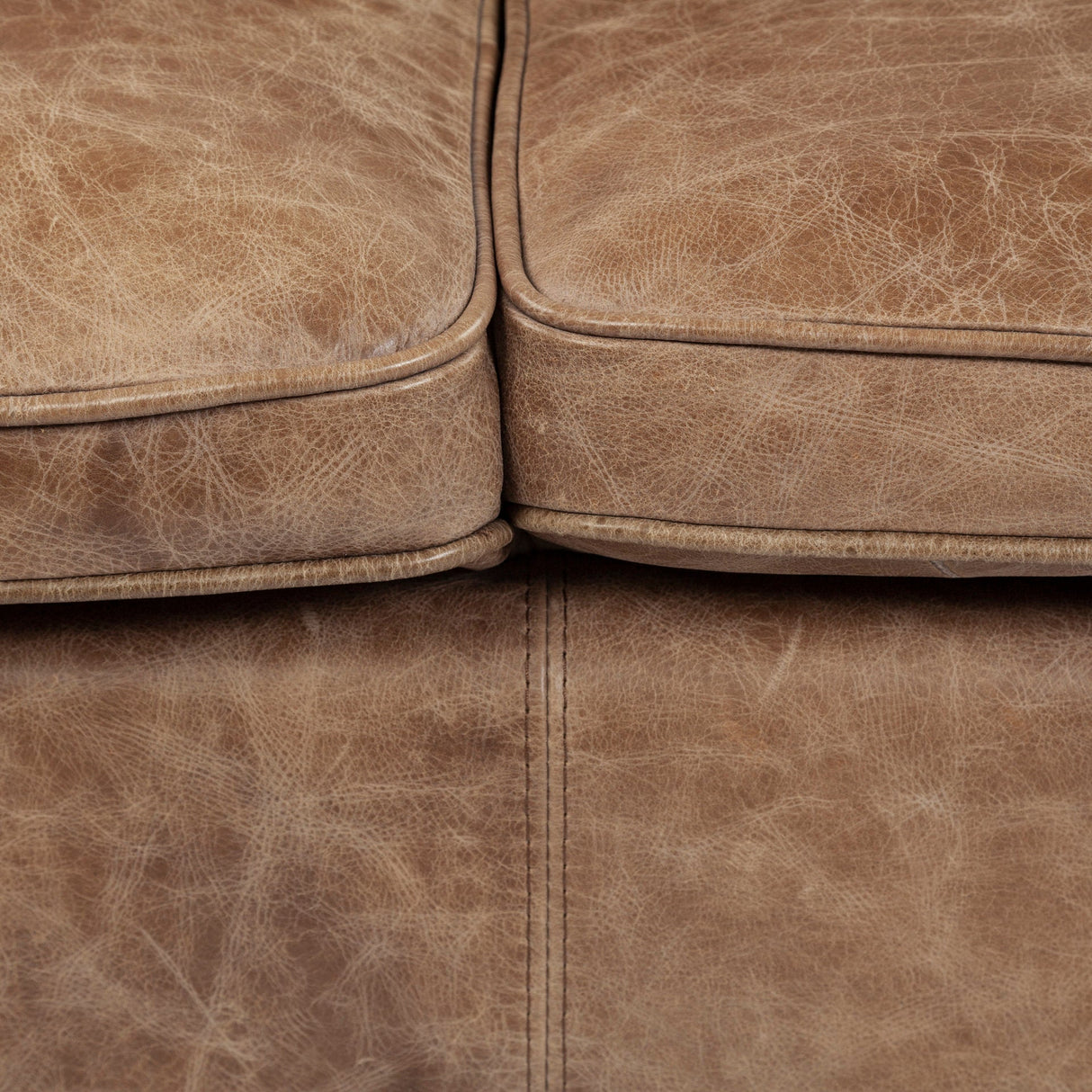 Cobain I 84 Inch Brown Leather Two Seater Sofa by Mercana at Eve Furniture