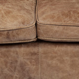 Cobain I 84 Inch Brown Leather Two Seater Sofa by Mercana at Eve Furniture