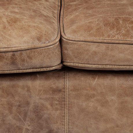 Cobain I 84 Inch Brown Leather Two Seater Sofa by Mercana at Eve Furniture