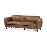 Cobain I 84 Inch Brown Leather Two Seater Sofa by Mercana at Eve Furniture