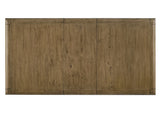 Cockrell Brown and Beige Dining Table with 18"Leaf by Crown Mark at Eve Furniture