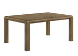 Cockrell Brown and Beige Dining Table with 18"Leaf by Crown Mark at Eve Furniture