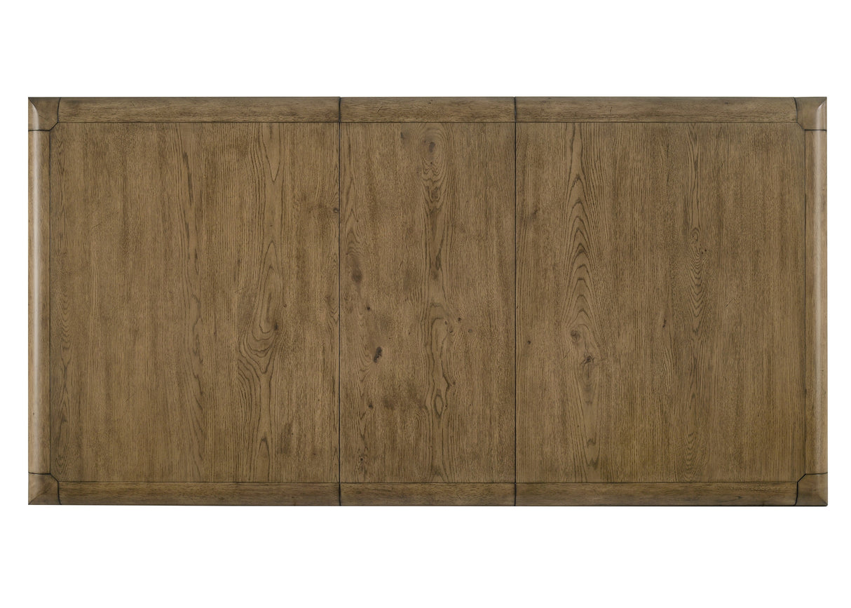 Cockrell Brown and Beige Extandable Dining Set by Crown Mark at Eve Furniture