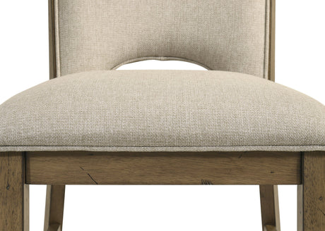 Cockrell Brown and Beige Extandable Dining Set by Crown Mark at Eve Furniture