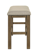 Cockrell Brown and Beige Extendable Counter Height Set by Crown Mark at Eve Furniture