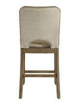 Cockrell Brown/Beige Counter Height Chair (Set of 2) by Crown Mark at Eve Furniture