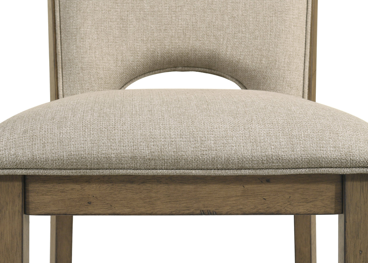 Cockrell Brown/Beige Counter Height Chair (Set of 2) by Crown Mark at Eve Furniture