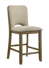 Cockrell Brown/Beige Counter Height Chair (Set of 2) by Crown Mark at Eve Furniture