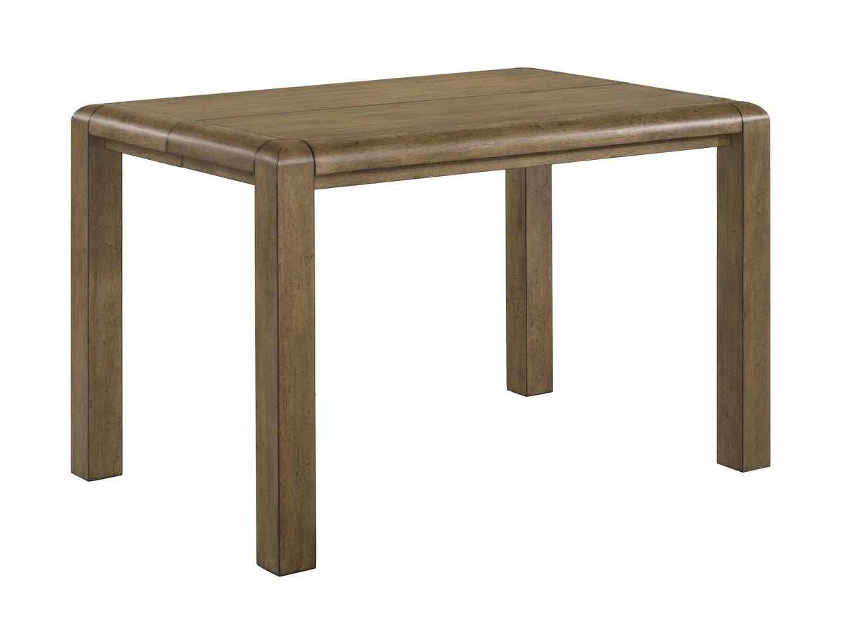 Cockrell Brown and Beige Counter Height Table with 18"Leaf by Crown Mark at Eve Furniture