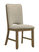 Cockrell Brown/Beige Side Chair (Set of 2) by Crown Mark at Eve Furniture