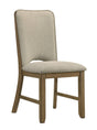 Cockrell Brown/Beige Side Chair (Set of 2) by Crown Mark at Eve Furniture