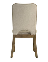 Cockrell Brown/Beige Side Chair (Set of 2) by Crown Mark at Eve Furniture
