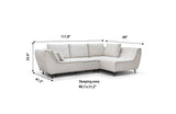 Cocoli Pearl Sectional w/Bed by ESF Furniture at Eve Furniture