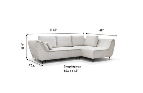 Cocoli Pearl Sectional w/Bed by ESF Furniture at Eve Furniture