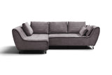Cocoli Sectional w/ Bed Dark Taupe by ESF Furniture at Eve Furniture
