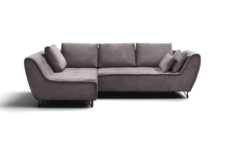 Cocoli Sectional w/ Bed Dark Taupe by ESF Furniture at Eve Furniture