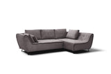 Cocoli Sectional w/ Bed Dark Taupe by ESF Furniture at Eve Furniture