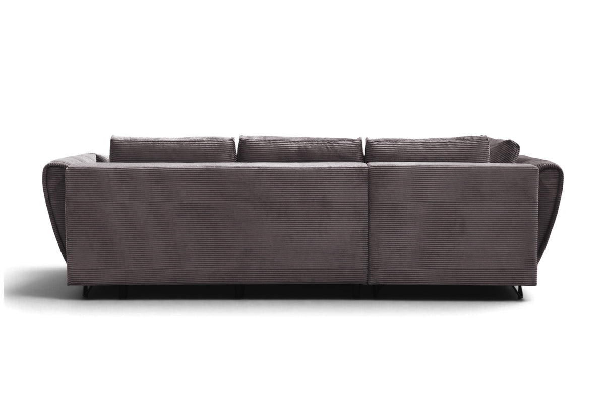 Cocoli Sectional w/ Bed Dark Taupe by ESF Furniture at Eve Furniture