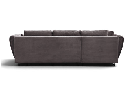 Cocoli Sectional w/ Bed Dark Taupe by ESF Furniture at Eve Furniture