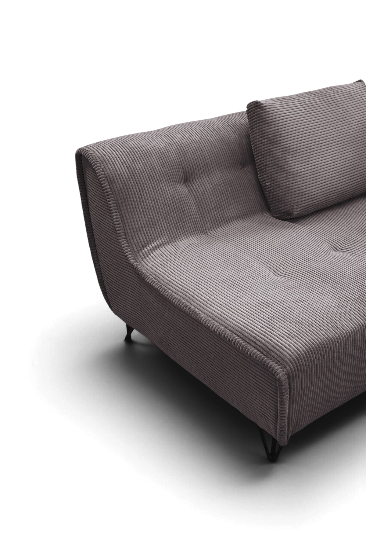 Cocoli Sectional w/ Bed Dark Taupe by ESF Furniture at Eve Furniture