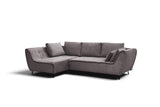 Cocoli Sectional w/ Bed Dark Taupe by ESF Furniture at Eve Furniture