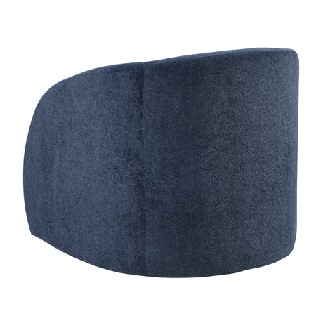 Cocoon Blue Swivel Chair by Homelegance at Eve Furniture