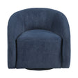 Cocoon Blue Swivel Chair by Homelegance at Eve Furniture