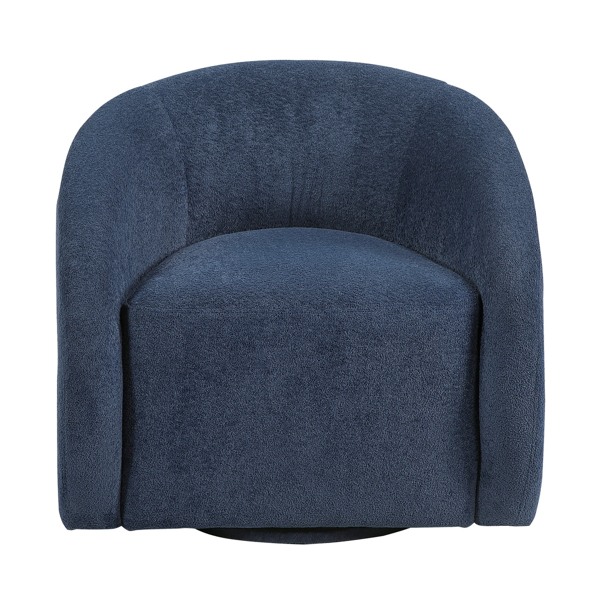 Cocoon Blue Swivel Chair by Homelegance at Eve Furniture