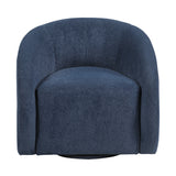 Cocoon Blue Swivel Chair by Homelegance at Eve Furniture
