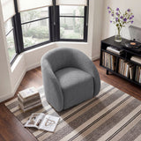 Cocoon Dark Gray Swivel Chair by Homelegance at Eve Furniture