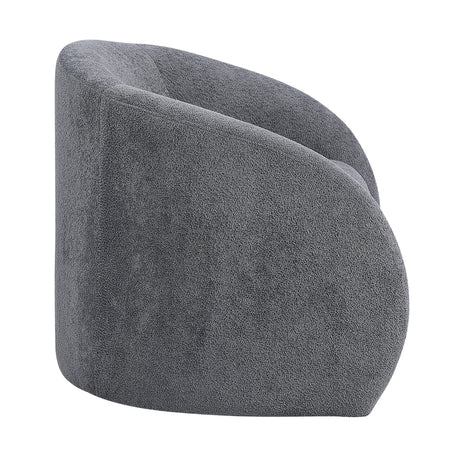 Cocoon Dark Gray Swivel Chair by Homelegance at Eve Furniture