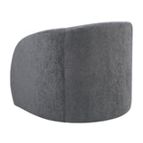 Cocoon Dark Gray Swivel Chair by Homelegance at Eve Furniture