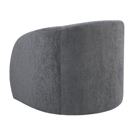 Cocoon Dark Gray Swivel Chair by Homelegance at Eve Furniture
