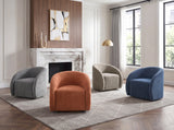 Cocoon Dark Gray Swivel Chair by Homelegance at Eve Furniture