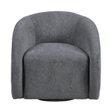 Cocoon Dark Gray Swivel Chair by Homelegance at Eve Furniture