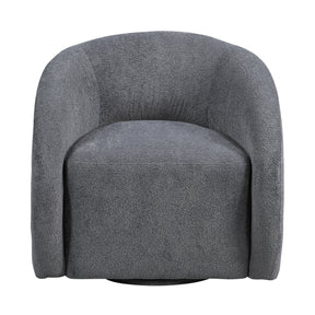 Cocoon Dark Gray Swivel Chair by Homelegance at Eve Furniture