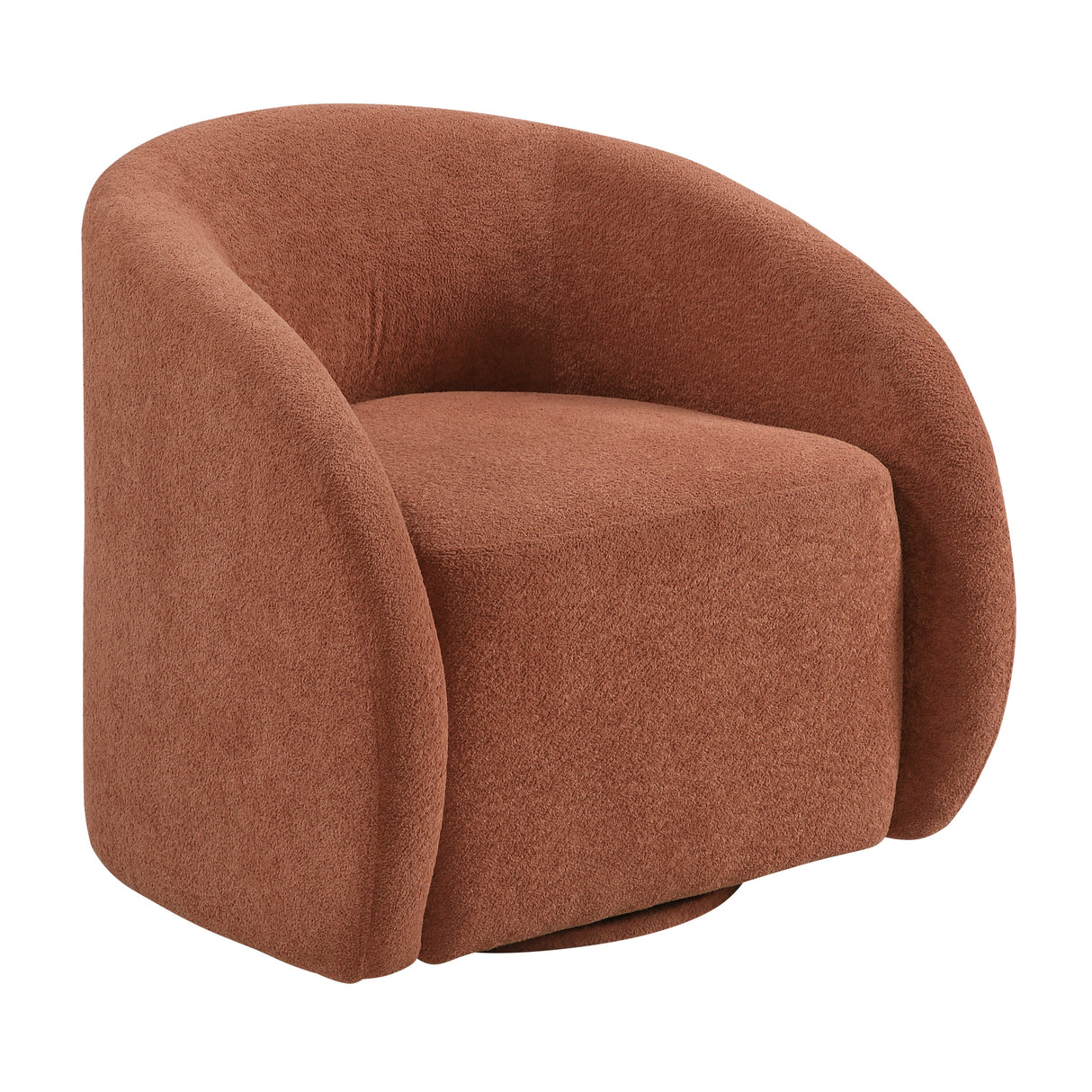 Cocoon Rust Swivel Chair by Homelegance at Eve Furniture