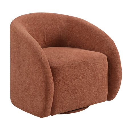 Cocoon Rust Swivel Chair by Homelegance at Eve Furniture