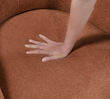Cocoon Rust Swivel Chair by Homelegance at Eve Furniture