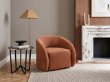 Cocoon Rust Swivel Chair by Homelegance at Eve Furniture
