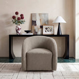 Cocoon Taupe Swivel Chair by Homelegance at Eve Furniture