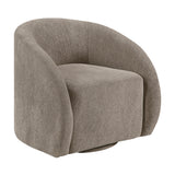 Cocoon Taupe Swivel Chair by Homelegance at Eve Furniture