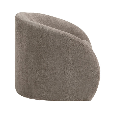Cocoon Taupe Swivel Chair by Homelegance at Eve Furniture