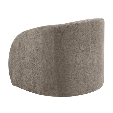 Cocoon Taupe Swivel Chair by Homelegance at Eve Furniture