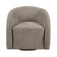 Cocoon Taupe Swivel Chair by Homelegance at Eve Furniture