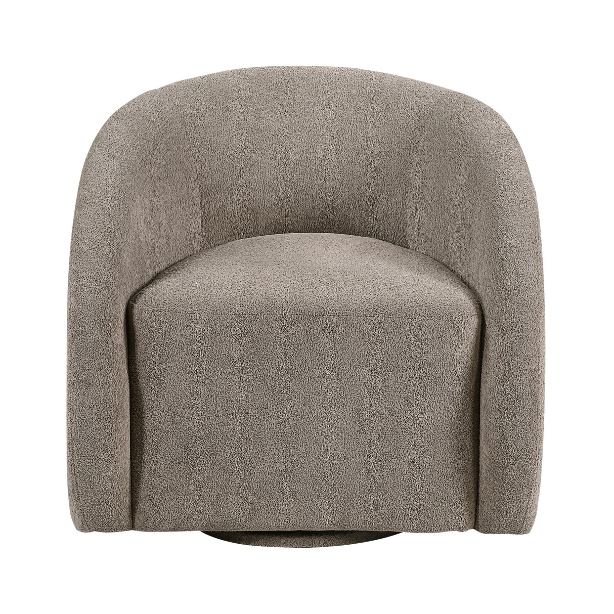 Cocoon Taupe Swivel Chair by Homelegance at Eve Furniture