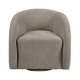 Cocoon Taupe Swivel Chair by Homelegance at Eve Furniture