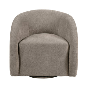 Cocoon Taupe Swivel Chair by Homelegance at Eve Furniture