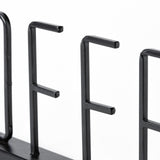 Coffee 15L x 1W Black Metal Sign by Mercana at Eve Furniture